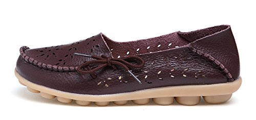 Image of VenusCelia Women's Breathable Comfort Walking Office Flat Loafer