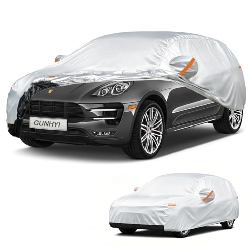Image of GUNHYI Car Cover Custom Fit Porsche Macan (2014-2025) Waterproof for Automobiles, Oxford Sun Rain Dust Snow Protection (Ships from US Warehouse, Delivery 3-8 Days)