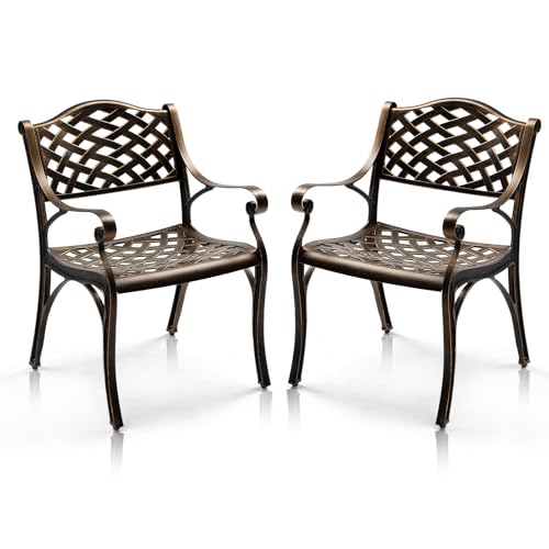 VINGLI Cast Aluminum Chairs Set