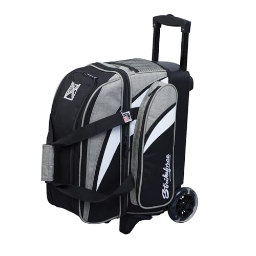 Strikeforce Cruiser Double Roller Bowling Bag Stone/White/Black