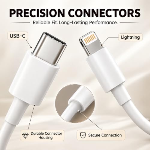Image of Novobit MFi 27W Lightning Charging Cable Compatible for Apple 1yr Warranty