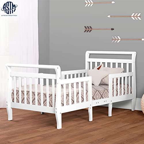 Dream On Me Emma 3 In 1 Convertible Toddler Bed In White #TOP2