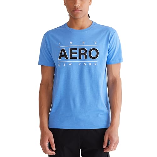 AEROPOSTALE Men's Center Chest Logo Short Sleeve Tee