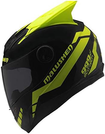 Miniatura 3 de Full Face Motorcycle Helmet with Horns Riding Motocross Racing Motobike Helmet Casco De Motocicleta