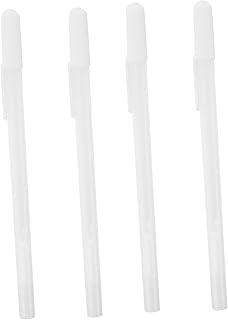 Baluue 4 Piezas Marcadores de para Microblading Bolígrafo Blanco de Precisión Resistente al Agua y Sudor para Mapeo de Cejas Labios y Tatuajes Herramientas de Posicionamiento para