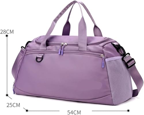 Cabin bag Travel Bag Duffle Luggage Handbag Women's Shoulder Bag Large Capacity Dry Wet Separation Waterproof Fitness Sports Gym Bag Totes(1)2