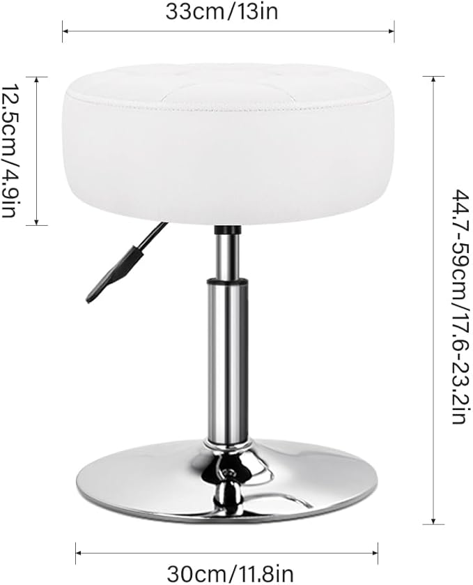 Silla De Oficina Giratoria Ajustable Sin Apoyabrazos Color B miniatura 3