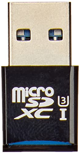 System-S 5Gbps Mini Adapter USB A 3.0 für microSD/SDHC/T-Flash Karten Leser Card Reader Kartenlesegerät