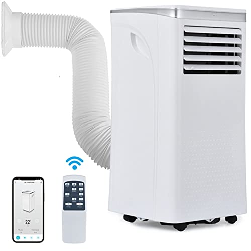 HNCXHX Climatisation, 3-en-1 : Refroidisseur d'air, Ventilateur et humidificateur Climatiseur Mobile à Affichage LED 9000 BTU/h, déshumidificateur avec Fonction d'extraction d'air télécommande Cover
