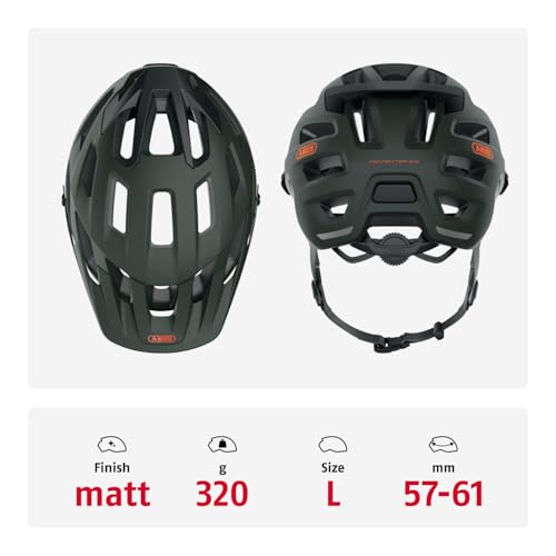Abus Moventor 2.0 Verde Casco Da Mtb Misura L - 3