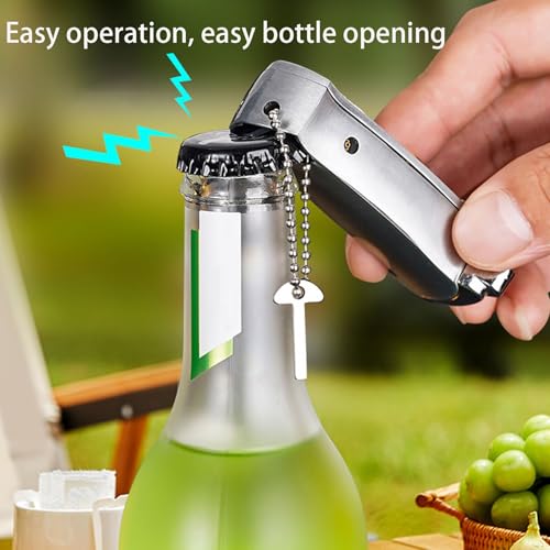 Encendedor de butano recargable con diseño resistente al viento miniatura 3