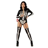 Morph Skeleton Costume Women, Halloween Skeleton Bodysuit For Women, Womens Halloween Costumes, Medium