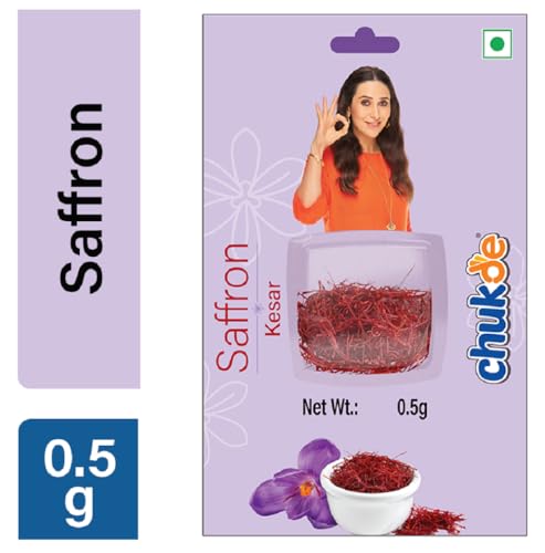 Image of Chukde Kesar, Saffron, 0.5g (Pack of 3)