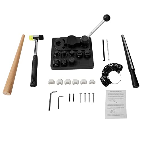 Ring Bender Ring Bending Tool Kit, Ring Making Tool With Nylon Dies Ring Bending Machine, Multi-Functional Jewelry Making Tool, Earring Bending Tool Ring Sizer Measuring Tool #TOP4