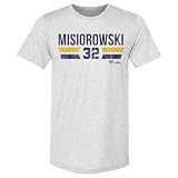 500 LEVEL Jacob Misiorowski Milwaukee Font Men's Premium T-Shirt (Tri Ash, Medium)