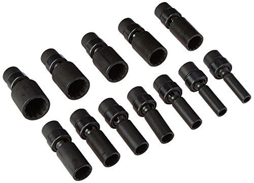 Sunex International 3677 3/8" Dr. Deep Universal 12 point Fractional Impact Socket Set, 12 pc. Sunex International 3677 3/8" Dr. Deep Universal 12 point Fractional Impact Socket Set, 12 pc.