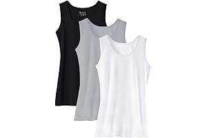 Bamboo for Men's Active Lifestyle, Ultra-Soft V-Neck Tanks