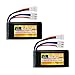 Produktbild ZYGY 2PCS 7.4V 600mAh 35C 2S Lipo Akku mit Molex Stecker für FMS FCX24 RC Autos, LKW, Fernbedienung elektrische Kletterfahrzeuge FCX24