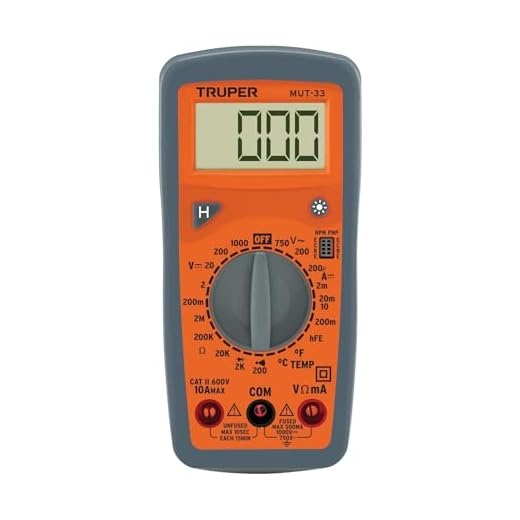 How to test a pressure washer capacitor TRUPER Digital Multimeter for Professionals