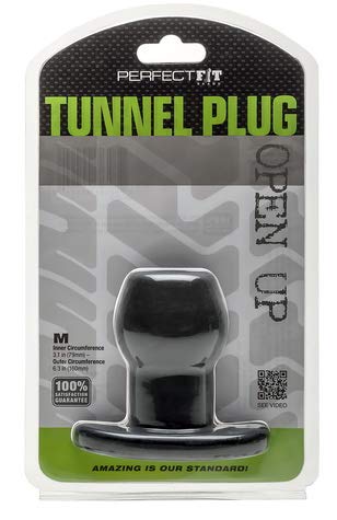 Amazon.com: PerfectFit Brand Tunnel Plug, Hollow Butt Plug, PFBlend,  TPR/Silicone, Three Sizes, Use for Anal Training, Black, Medium : Health &  Household