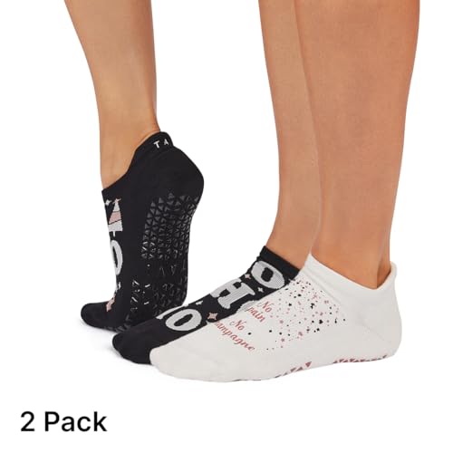 Image of TAVI Savvy Grip Socks - Pilates Socks for Women with Non-Slip Grips, Heel Tab and Arch Support, Wear for Yoga, Barre, Dance