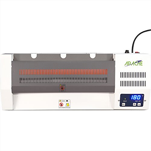Apache AL18P Professional Hot/Cold 18" (Actually 17.5" max Laminating Width) Thermal Laminator and 20 Laminator Pouches
