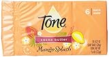 Tone Cocoa Butter Mango Splash with Vitamin E Bath Bar, 4.25 Ounce, 6 Count