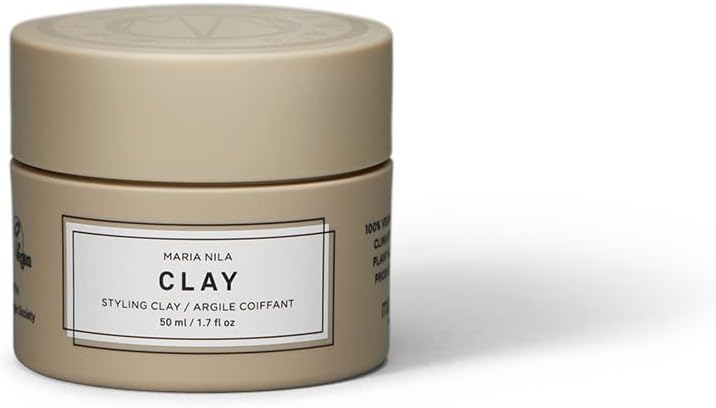 Hair Wax Clay, 50 ml, Hold 3/5, For all Hairstyles, Defining Wax Gives Matte Texture, 100% Vegan & Sulfate/Paraben free