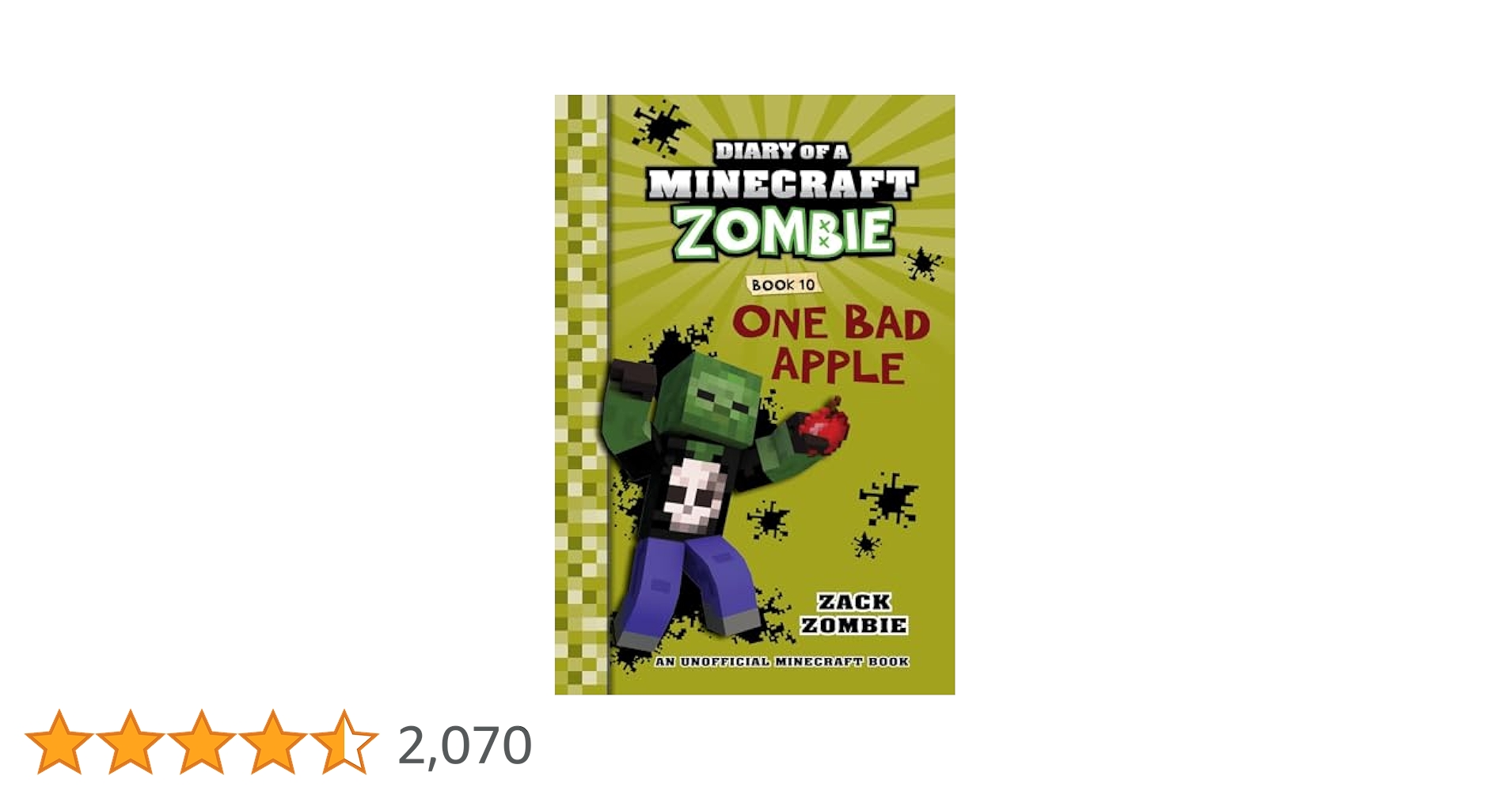 Diary of a Minecraft Zombie Book 10: One Bad Apple eBook