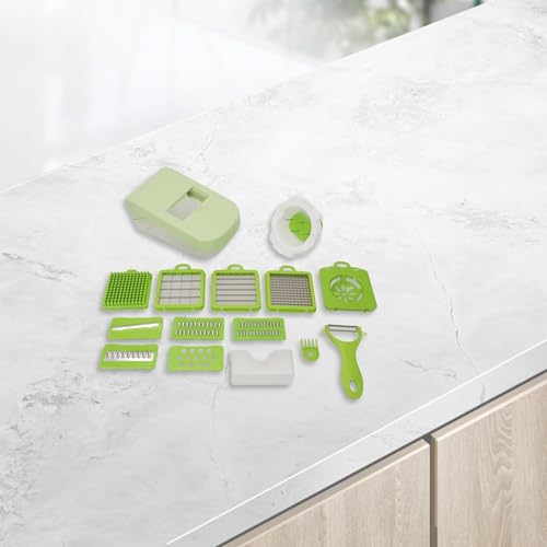 Cortador multifunción 10 en 1 para verduras y frutas miniatura 4