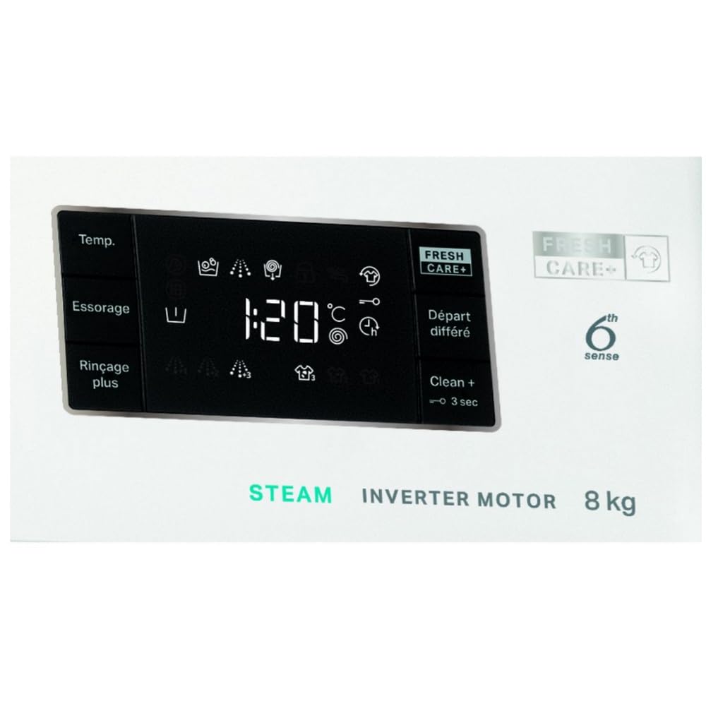 WHIRLPOOL Lave linge Frontal FFB8469BVFR, Blanc