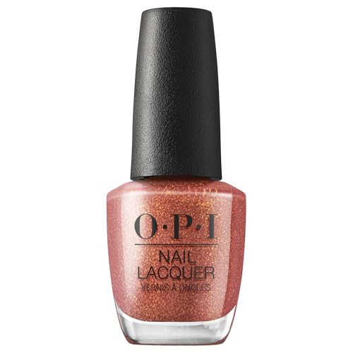 OPI Nagellack (Nail Lacquer) – Ginger Snapped – Good Enough to Treat Collection – Bis zu 7 Tage Halt & glänzendes Finish – Schnelltrocknend & Pro-Wide Pinsel – Braun – 15 ml