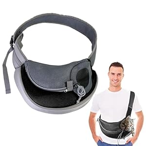 Hondendraagtassen voor kleine honden,Draagtas voor puppy’s – Handvrij verstelbare hondentas draagtas Crossbody voor kleine middelgrote hond kat konijn Exuberia