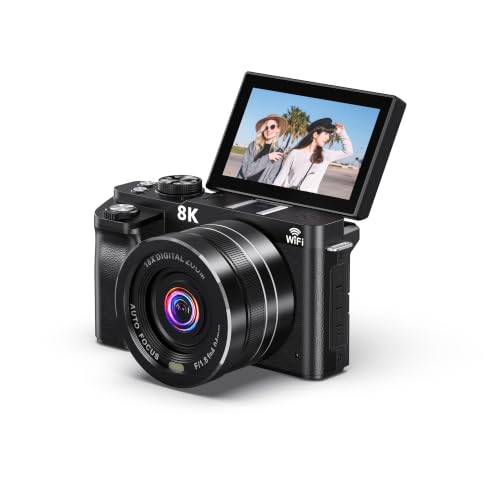banflower 8K Digital Camera 88MP WiFi UHD Autofocus Vlogging