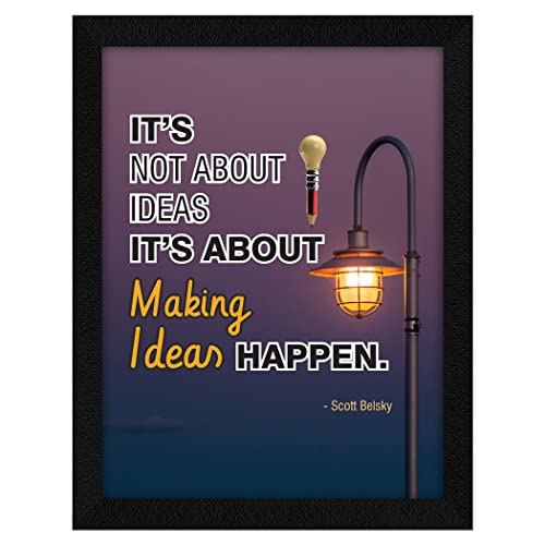 ArtX Paper Ideas Motivational Quotes Wall Frame Art Painting ...