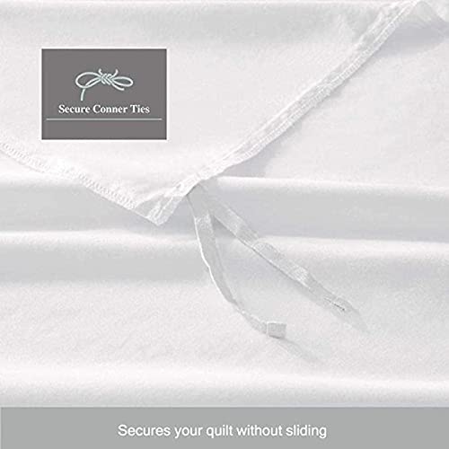 Housse de Couette avec Fermeture Éclair Microfibre Douce - 6