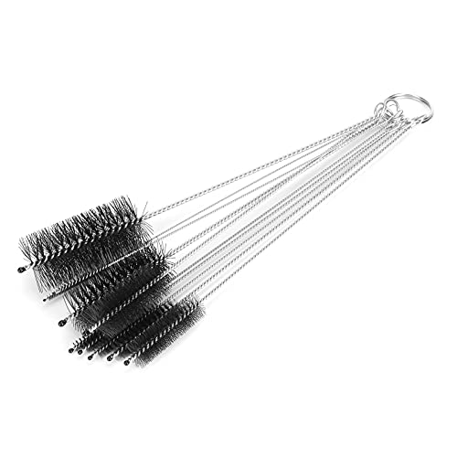 Conjunto de escova de limpeza de palha, 10 peças de escova de limpeza longa para canudos no copo, ga
