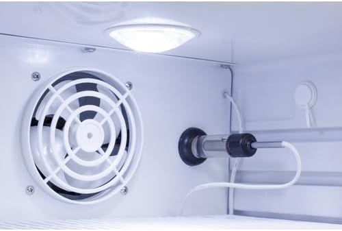 Summit Appliance ARG1PV Pharma-Vac Performance Series 1 Cu.Ft. Countertop Compact Vaccine Commercial All-refrigerator with Glass Door, Automatic Defrost, Digital Thermostat and White Cabinet