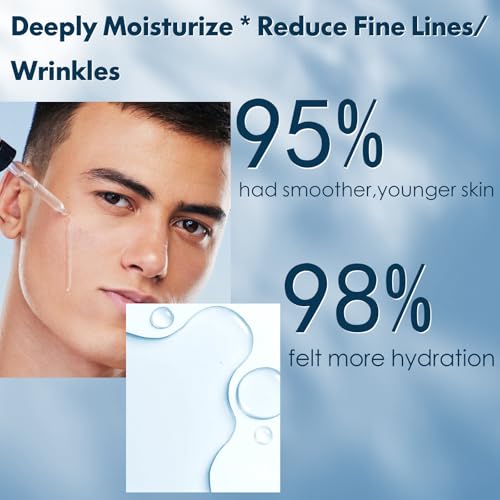 Weihnachtsgeschenke für Männer,Herren Anti-Aging Skin Care Set,Anti Falten & Hydratisierend,Retinol,Hyaluronic Acid Skincare Produkte,Papa Geschenk Weihnachten,Gesichtspflege Geschenke für Männer – Bild 6