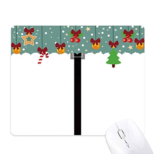 Tapis de souris noir USB idéal pour l'ambiance de bureau de Noël