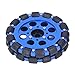 DIY Industrial Robot Part, Strong Grip Multi Subdivision Aluminum Alloy + Silicone Omnidirectional Wheel 30kg Capicity for Project((Two-wheel combination set) UM5604-0014-0152)
