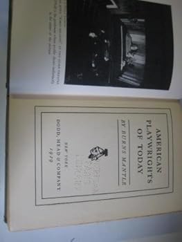 Hardcover American Playwrights of Today Book