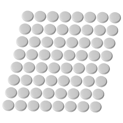 FOMIYES 100pcs Paper Cup Lids Blank Drinking Cup Covers for Hotels Cafes Restaurants Lightweight Versatile for DIY