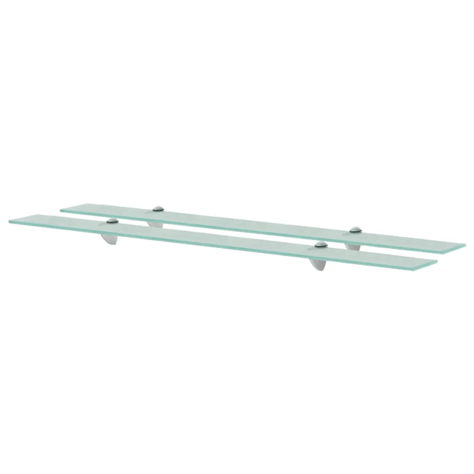 Homgoday Estantes flotantes de cristal de 100 x 20 cm, 8 mm, 990