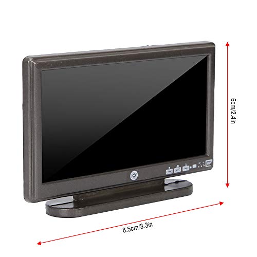 Tiny TV, 1:12 Miniature TV Television with Remote Control Dollhouse Accessories And Furniture