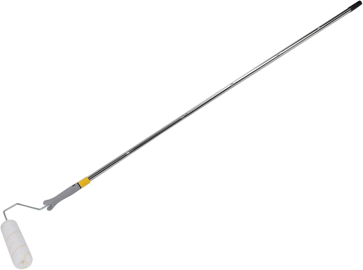 Proficient Paint Roller Kit | Reusable Non - Shedding Roller Cover & Stainless Steel Pole | 9 Inch & 4 Inch Rollers for Walls/Ceilings/Edging | ABS Tray, 3 Ft Extension