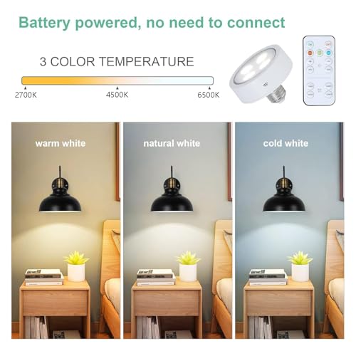 Iluminación batería inalámbricas para zonas sin enchufes en el salón 2