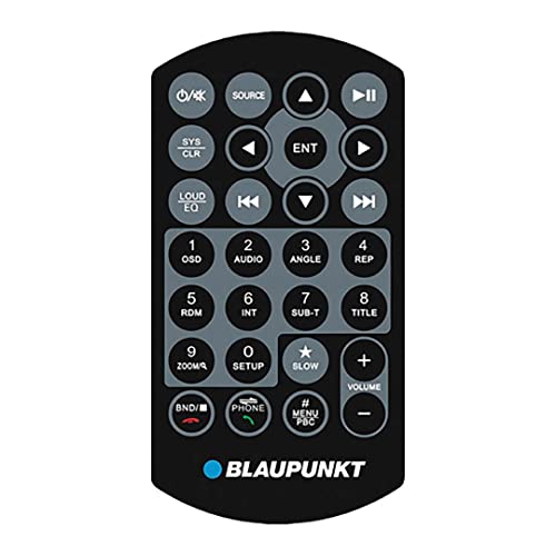 Blaupunkt SANJOSE 120 6.2-Inch Touch Screen DVD Multimedia Car Stereo Receiver with Bluetooth
