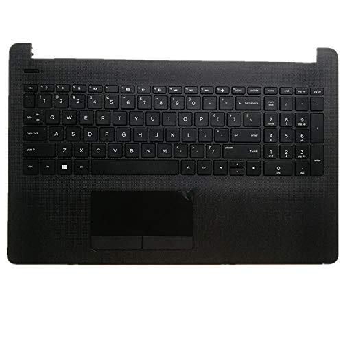 Coquille autour du clavier HP 15-BS noire de remplacement avec touchpad
