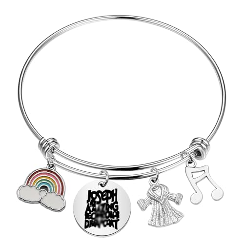 Bracelet à breloques musique cadeau idéal pour prof de musique chanteuse et fan de rock